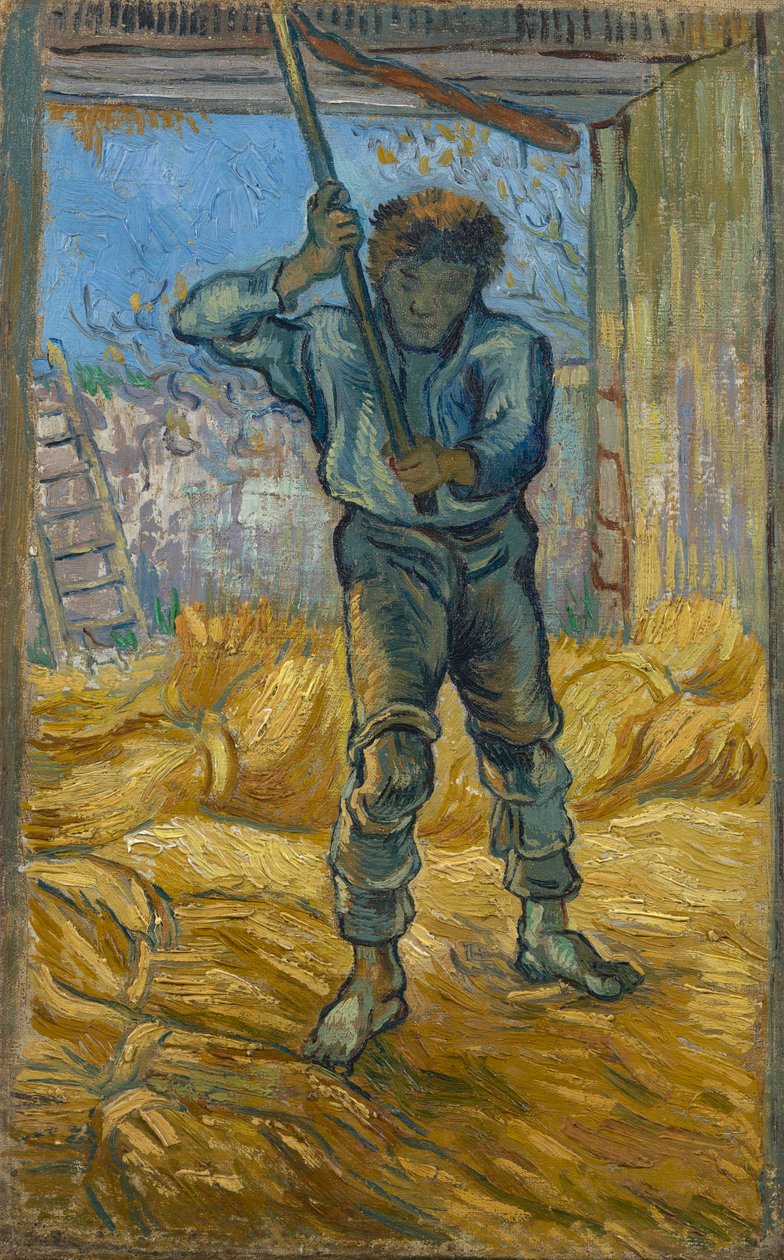 Tærskeren (efter hirse) af Vincent van Gogh