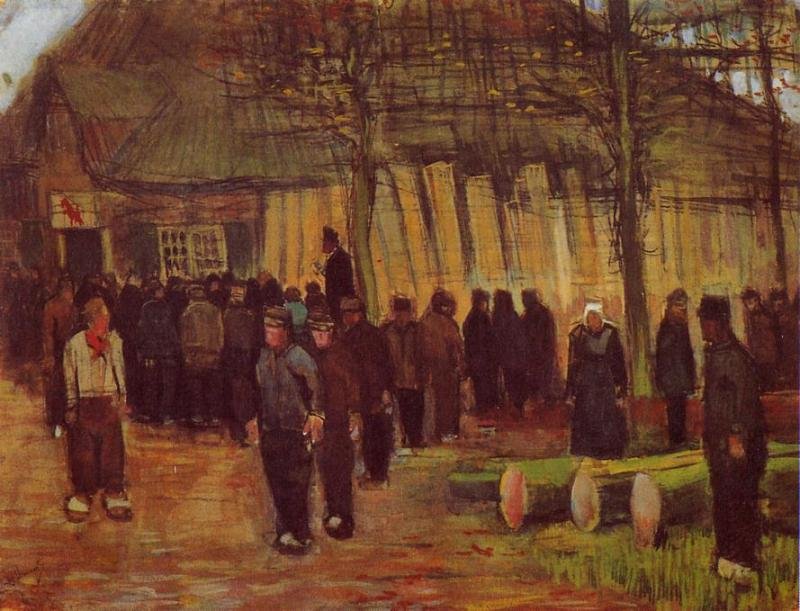  Tømmerauktionen af Vincent van Gogh