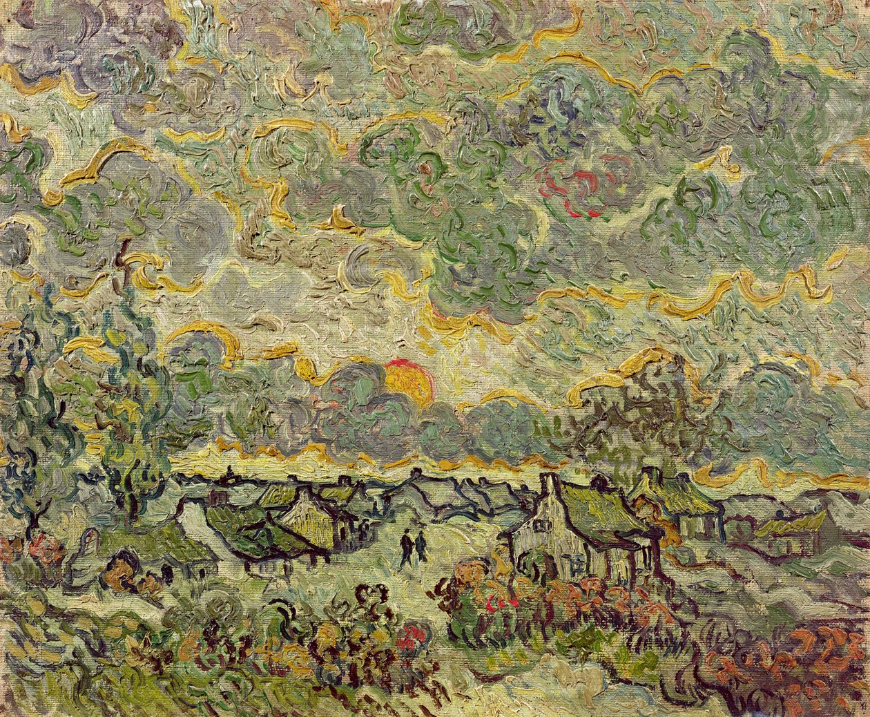 Efterårslandskab, 1890 af Vincent van Gogh
