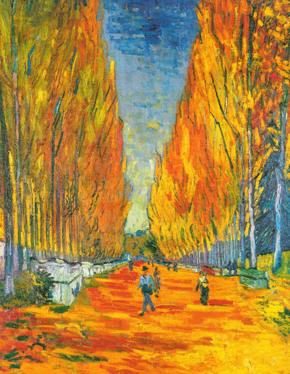 Avenue i Arles af Vincent van Gogh