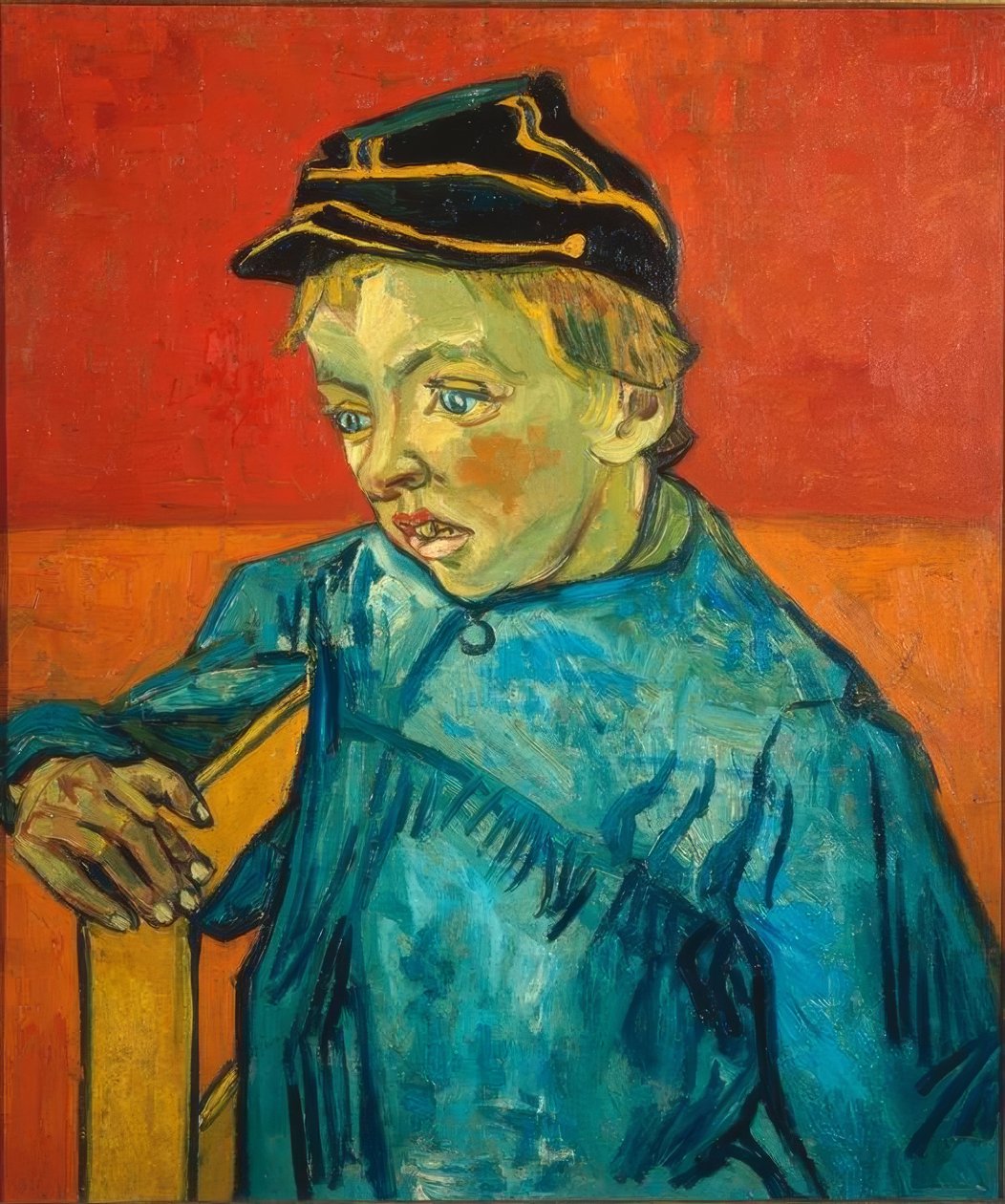 Portræt af Camille Roulin som studerende af Vincent van Gogh