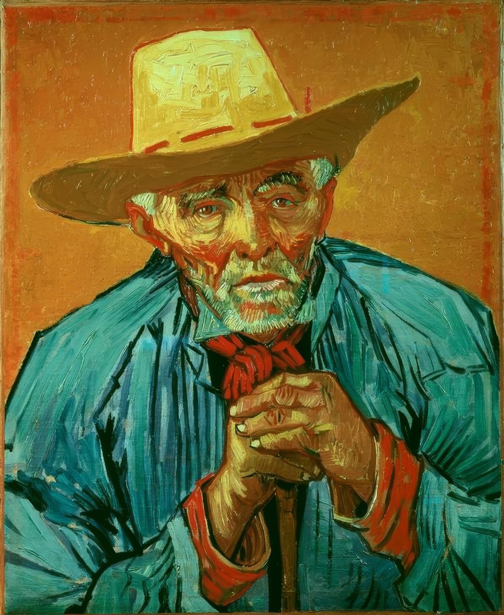 Portræt af landmanden Patience Escalier af Vincent van Gogh