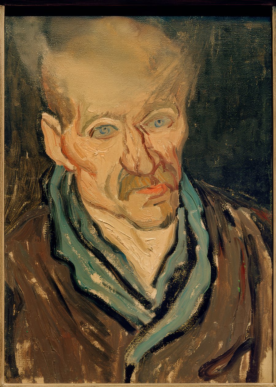 Portræt af en patient på Saint-Paul hospitalet af Vincent van Gogh