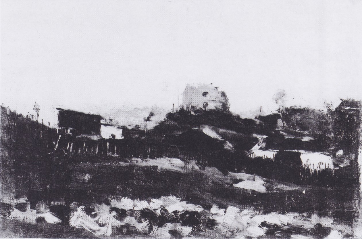 Udsigt over Montmartre med stenbruddet af Vincent van Gogh