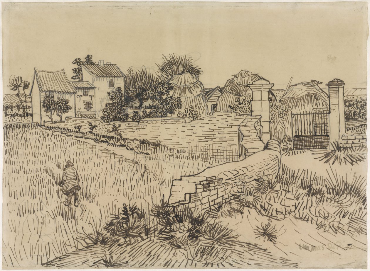 Gård i Provence af Vincent van Gogh