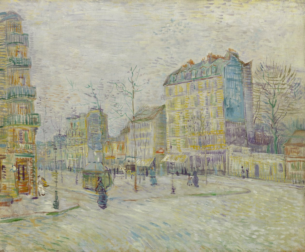 Boulevard de Clichy af Vincent van Gogh