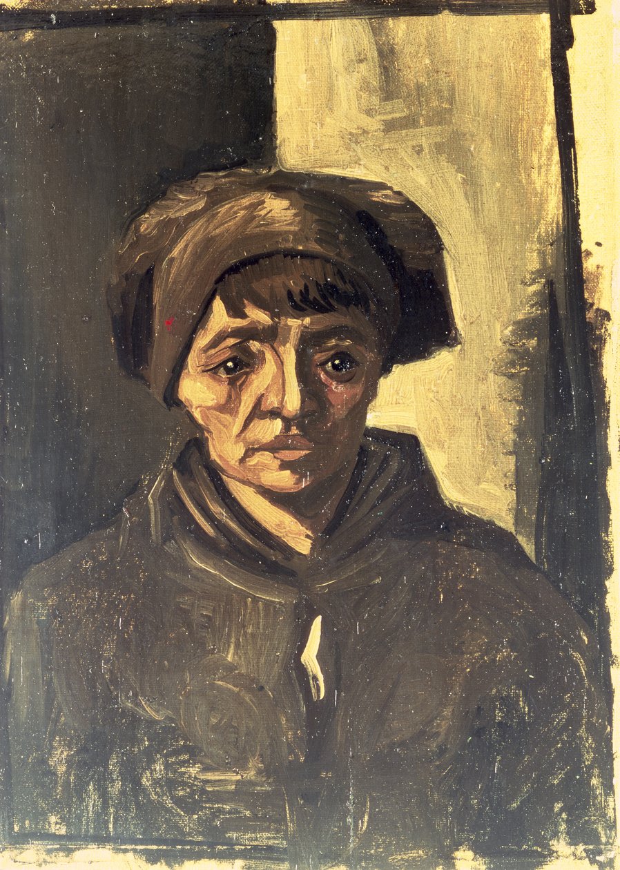 Buste af en bonde, 1884 af Vincent van Gogh