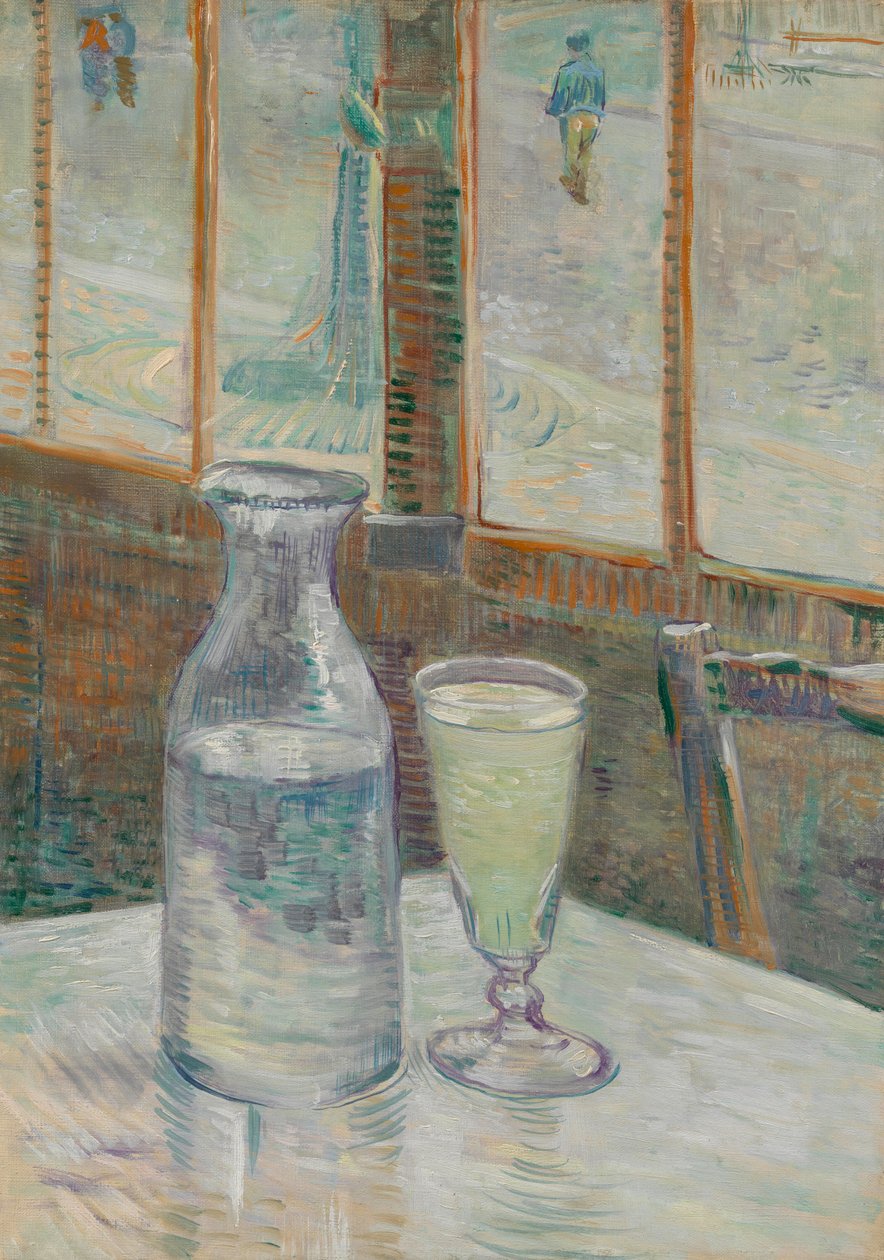 Cafébord med Absinthe af Vincent van Gogh