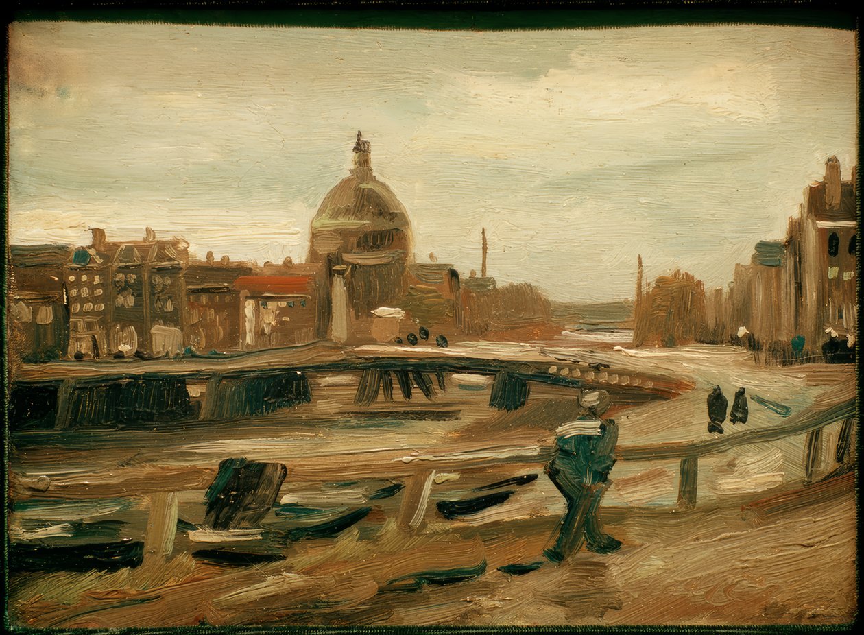 Singelen i Amsterdam af Vincent van Gogh