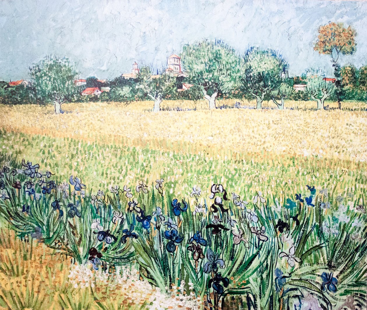 Det lyserøde fersketræ af Vincent van Gogh