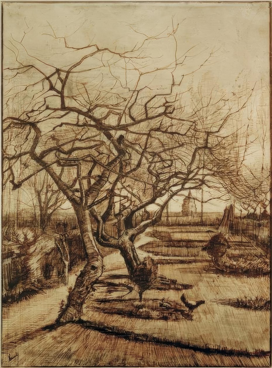 Haven i præstegården i Nuenen af Vincent van Gogh