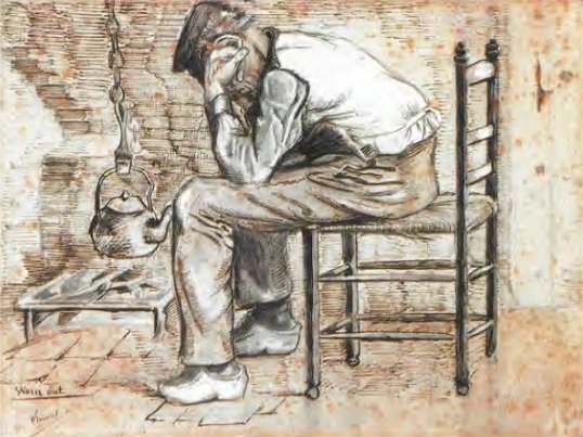 Slidt op af Vincent van Gogh