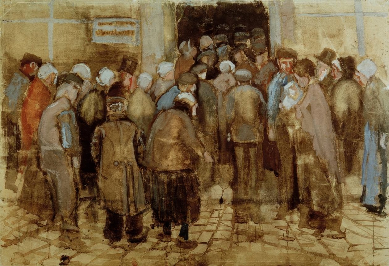 De fattige og penge af Vincent van Gogh