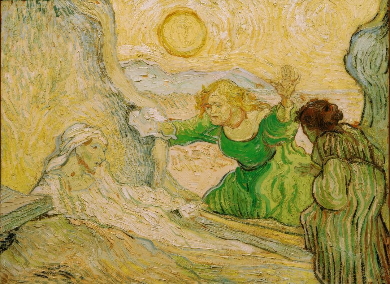 Lazarus opstandelse af Vincent van Gogh