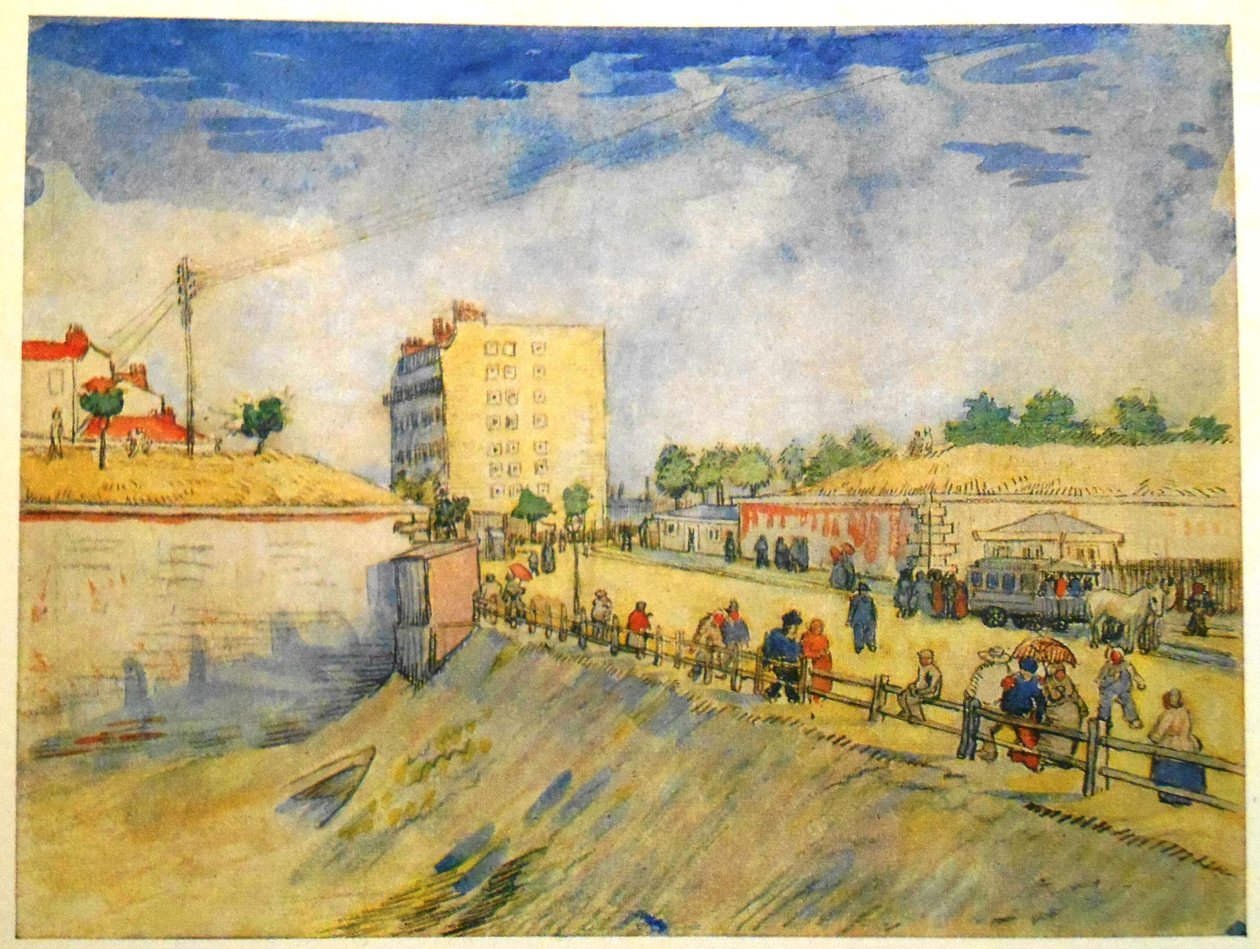 Indgang til Paris med en hestevogn af Vincent van Gogh