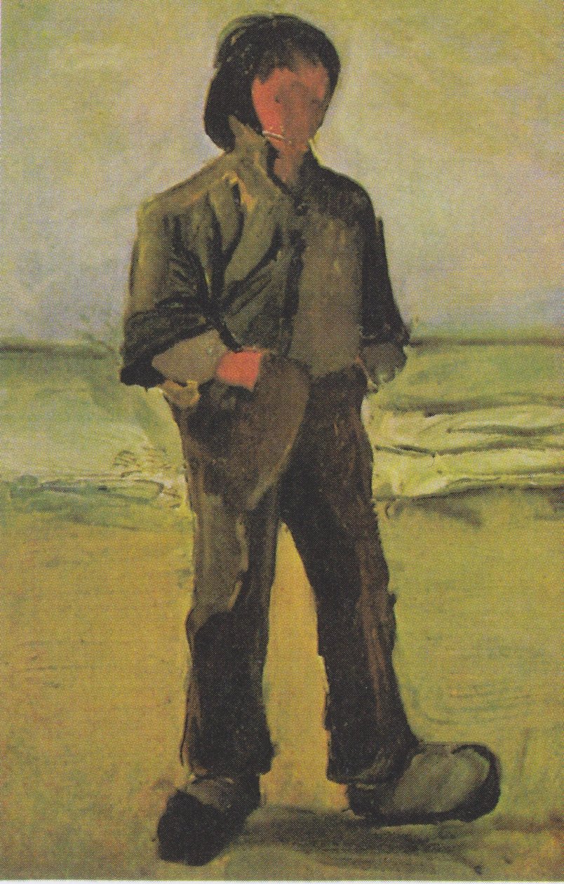 Fiskere på stranden af Vincent van Gogh