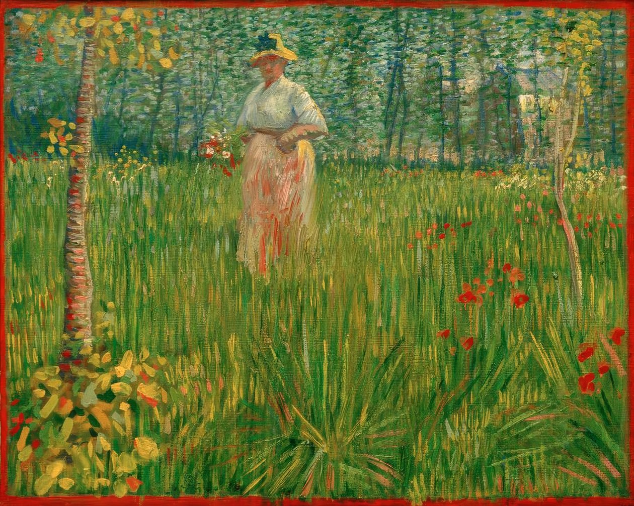 Kvinde i en have af Vincent van Gogh