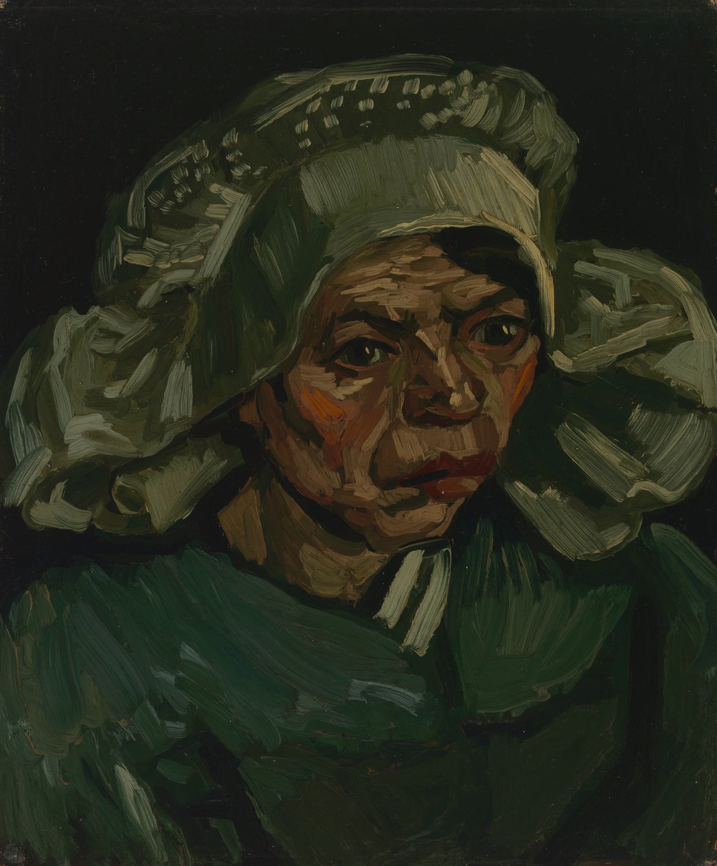 Hoved af en kvinde af Vincent van Gogh