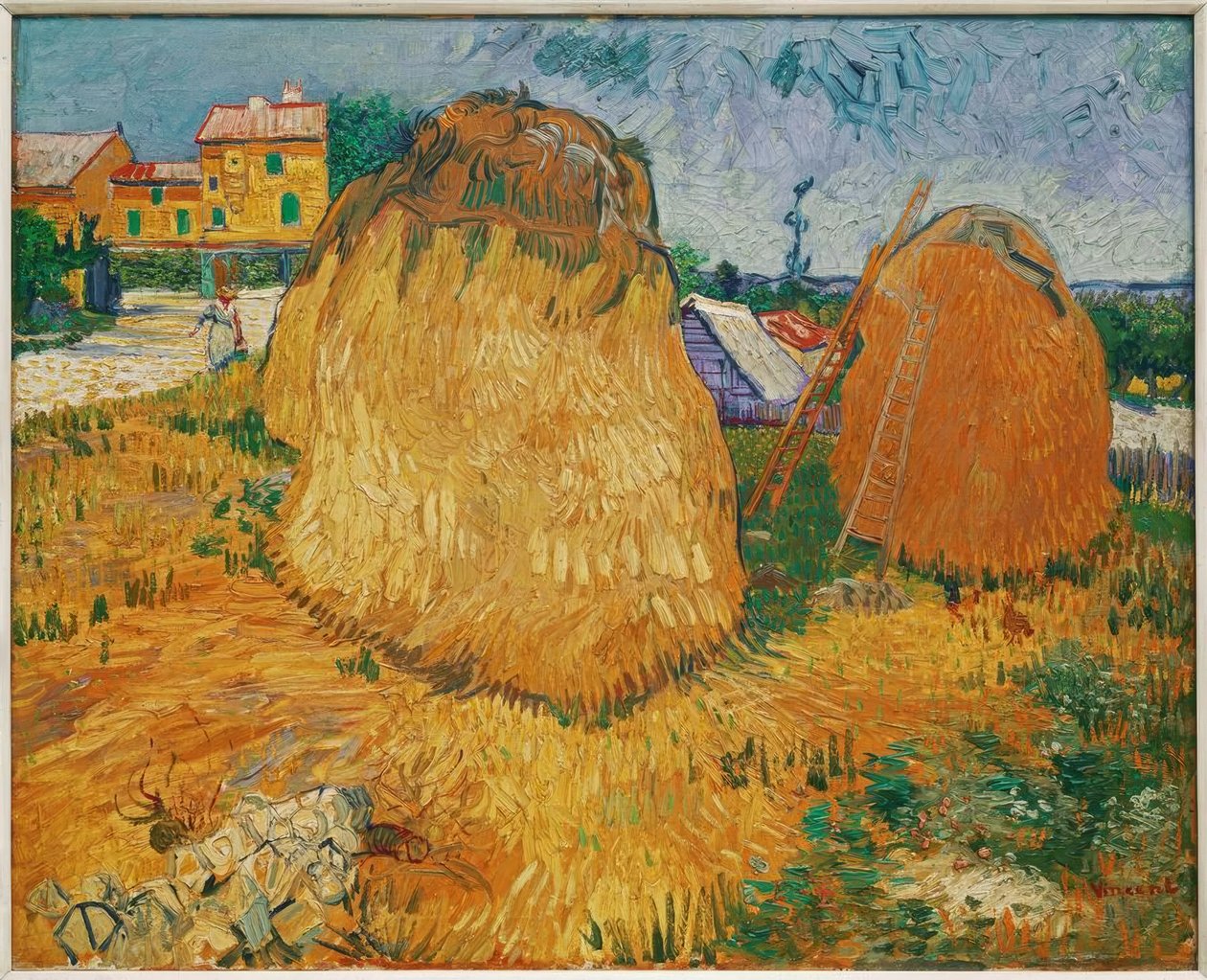 Høstakke i Provence af Vincent van Gogh