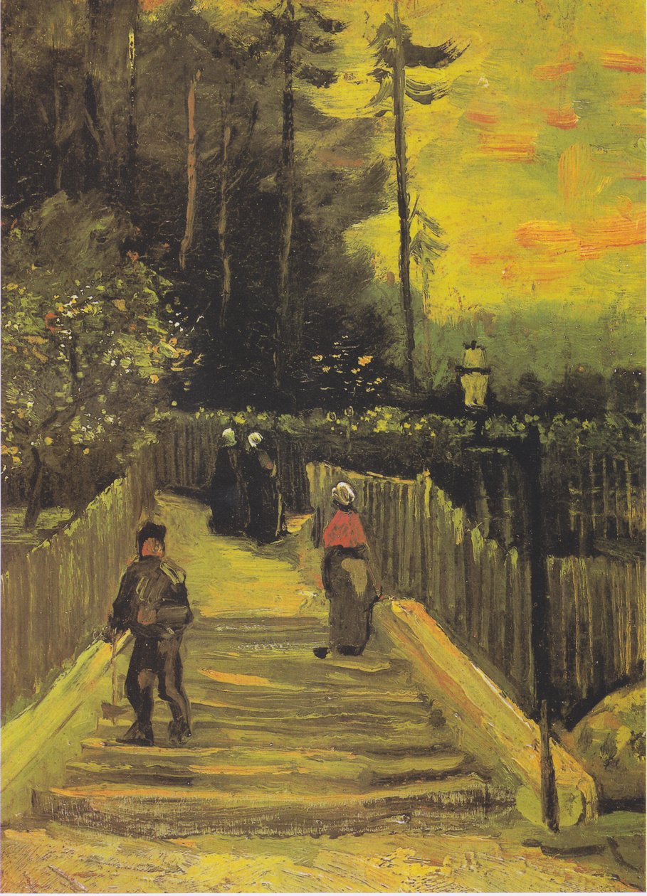 Lille sti i Montmartre af Vincent van Gogh
