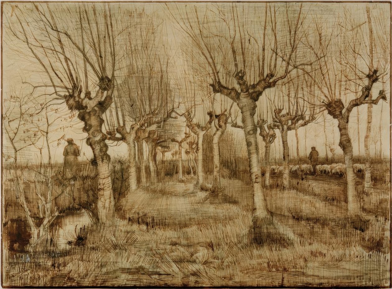 Pollerede pil af Vincent van Gogh