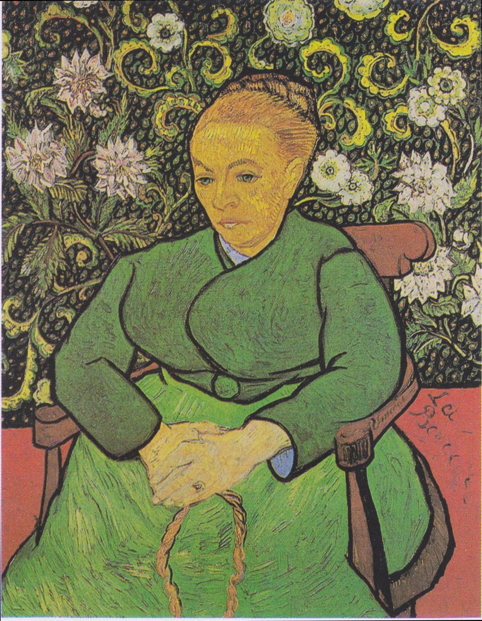 Vuggevise (Augustine Roulin) 1 af Vincent van Gogh