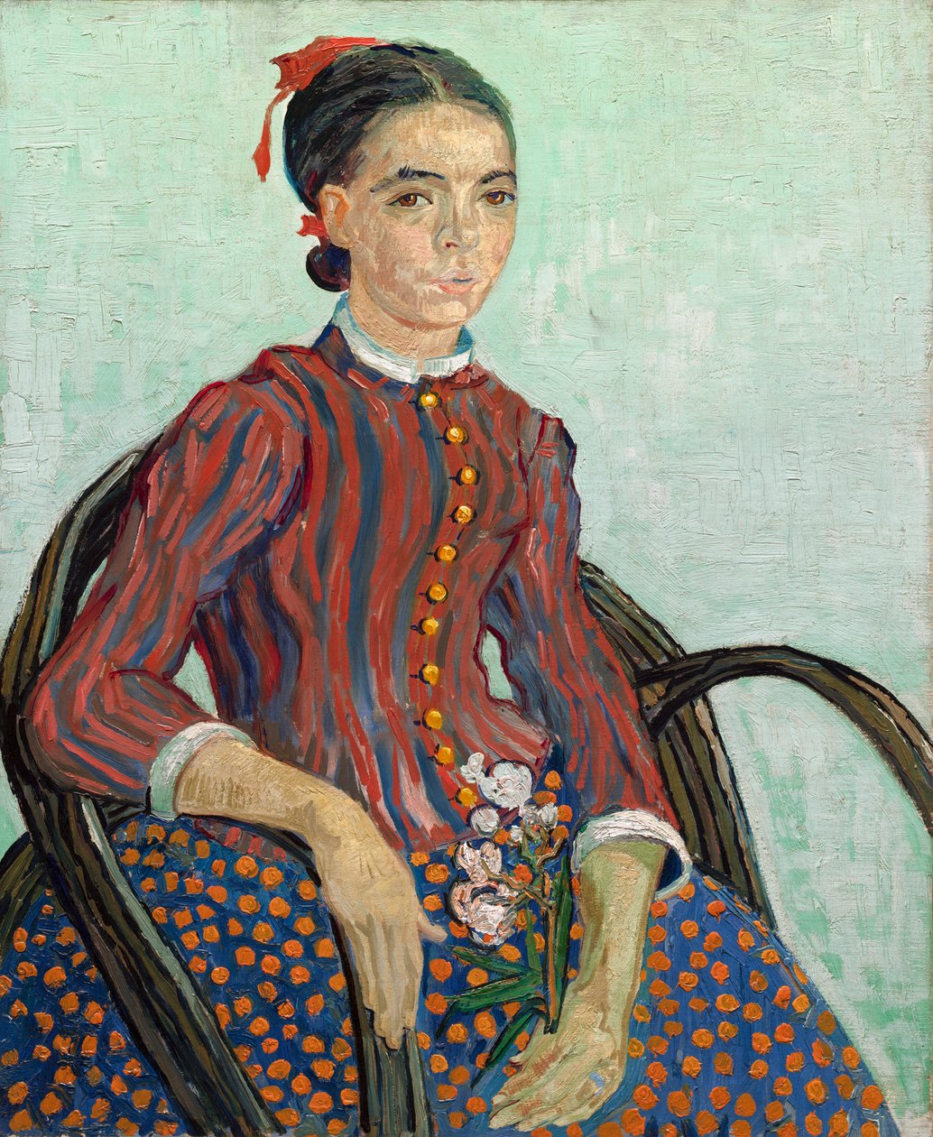 La Mousme, 1888 af Vincent van Gogh