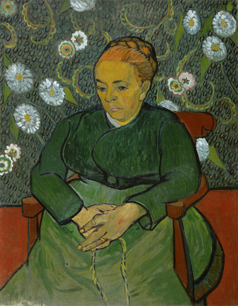 Vuggevise (Portret van Madame Roulin) af Vincent van Gogh