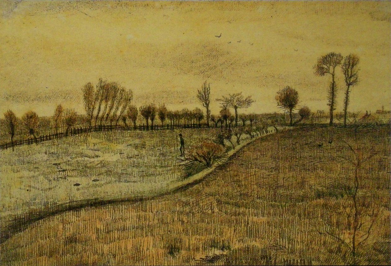Landskab F 874v JH 3 af Vincent van Gogh