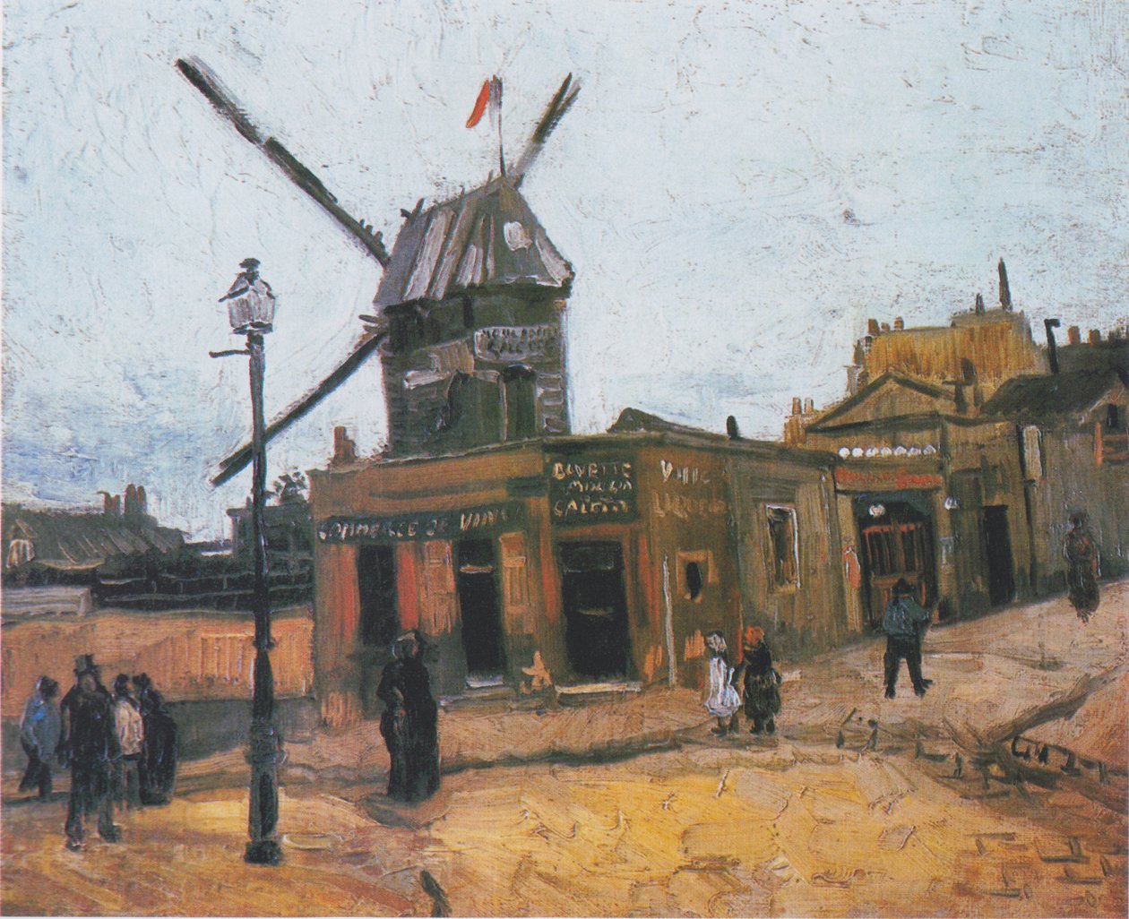 Moulin de la Galette 3 af Vincent van Gogh