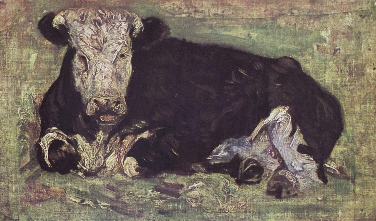 Liggende ko af Vincent van Gogh
