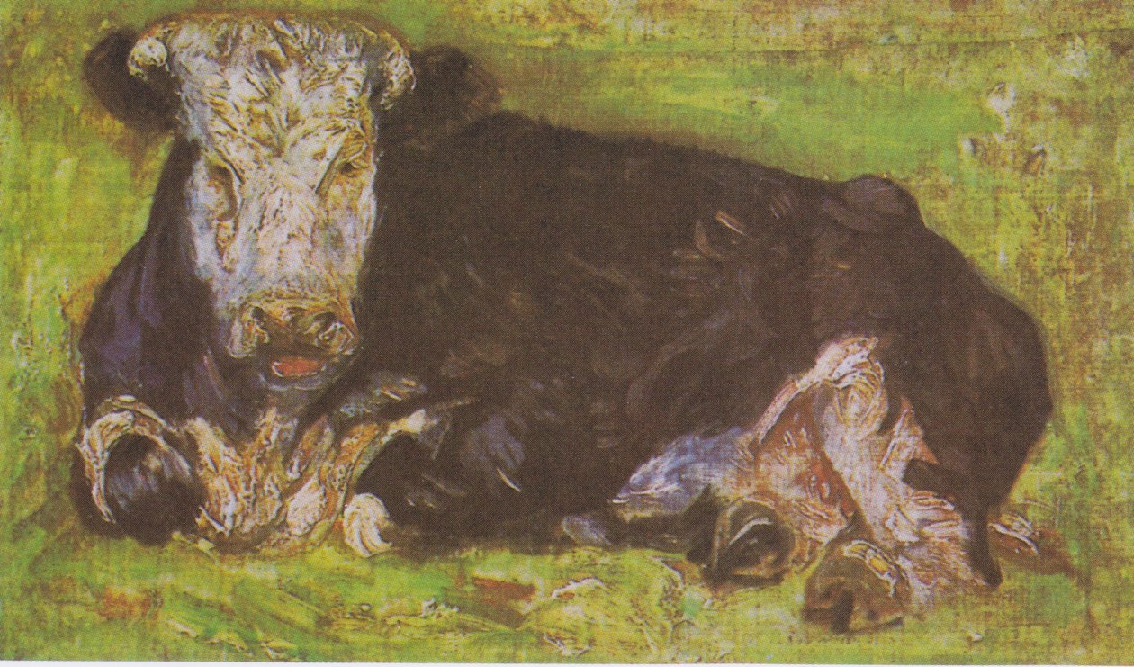 Løgnagtig ko af Vincent van Gogh