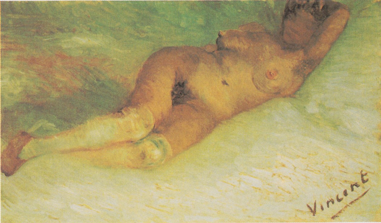 Liggende kvindelig nøgen af Vincent van Gogh