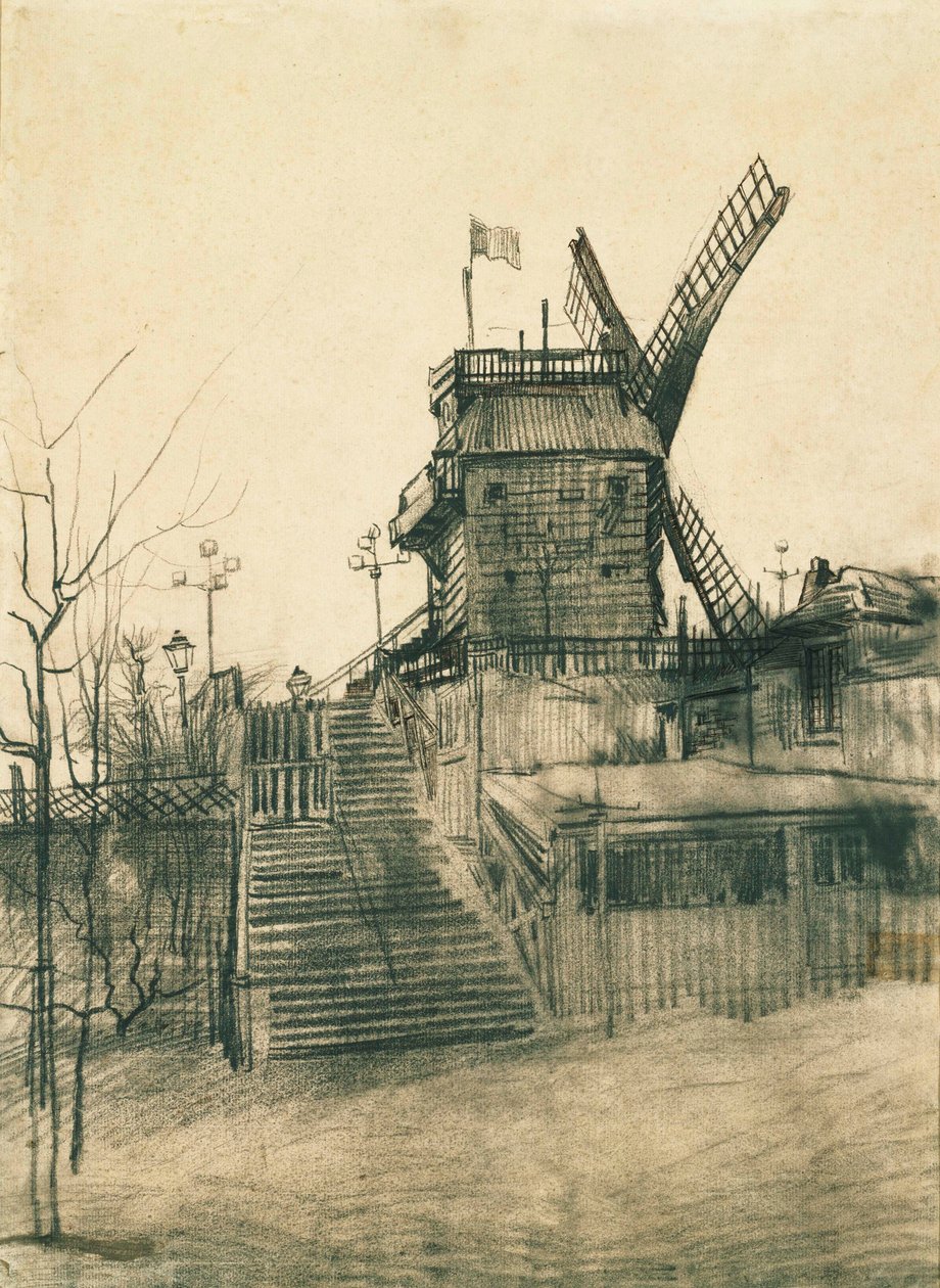 Moulin de la Galette af Vincent van Gogh