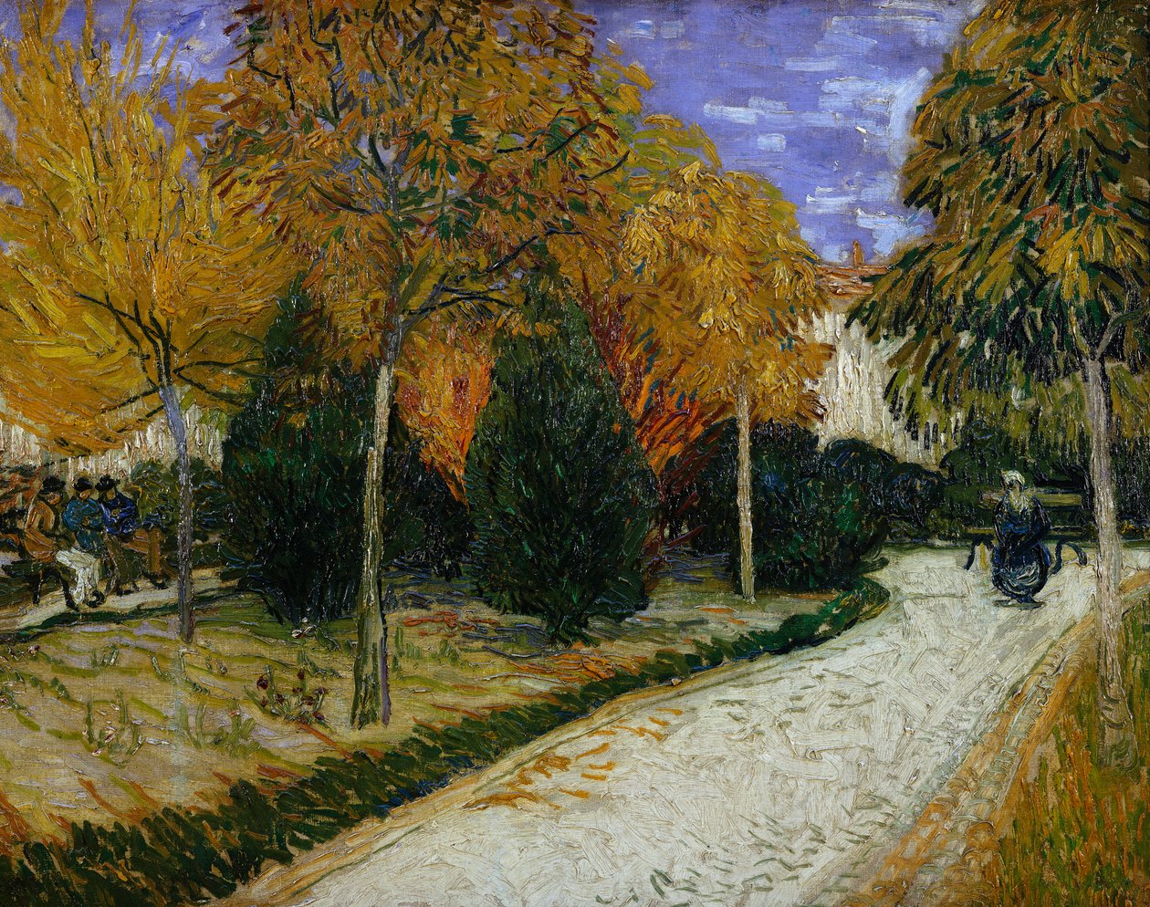 Sti i parken ved Arles, 1888 af Vincent van Gogh
