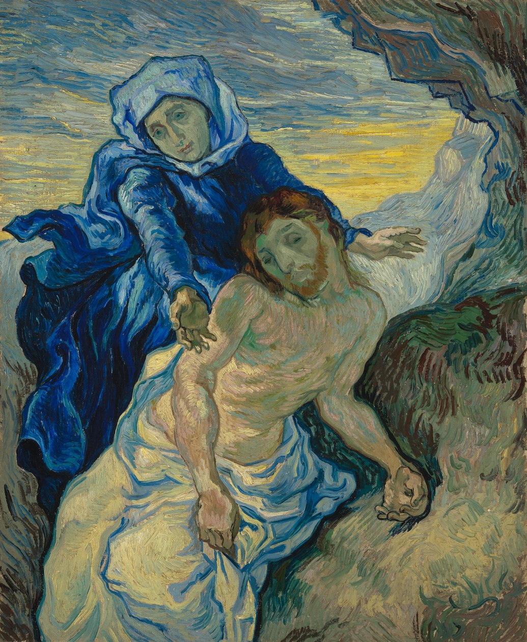 Pieta, 1890 af Vincent van Gogh