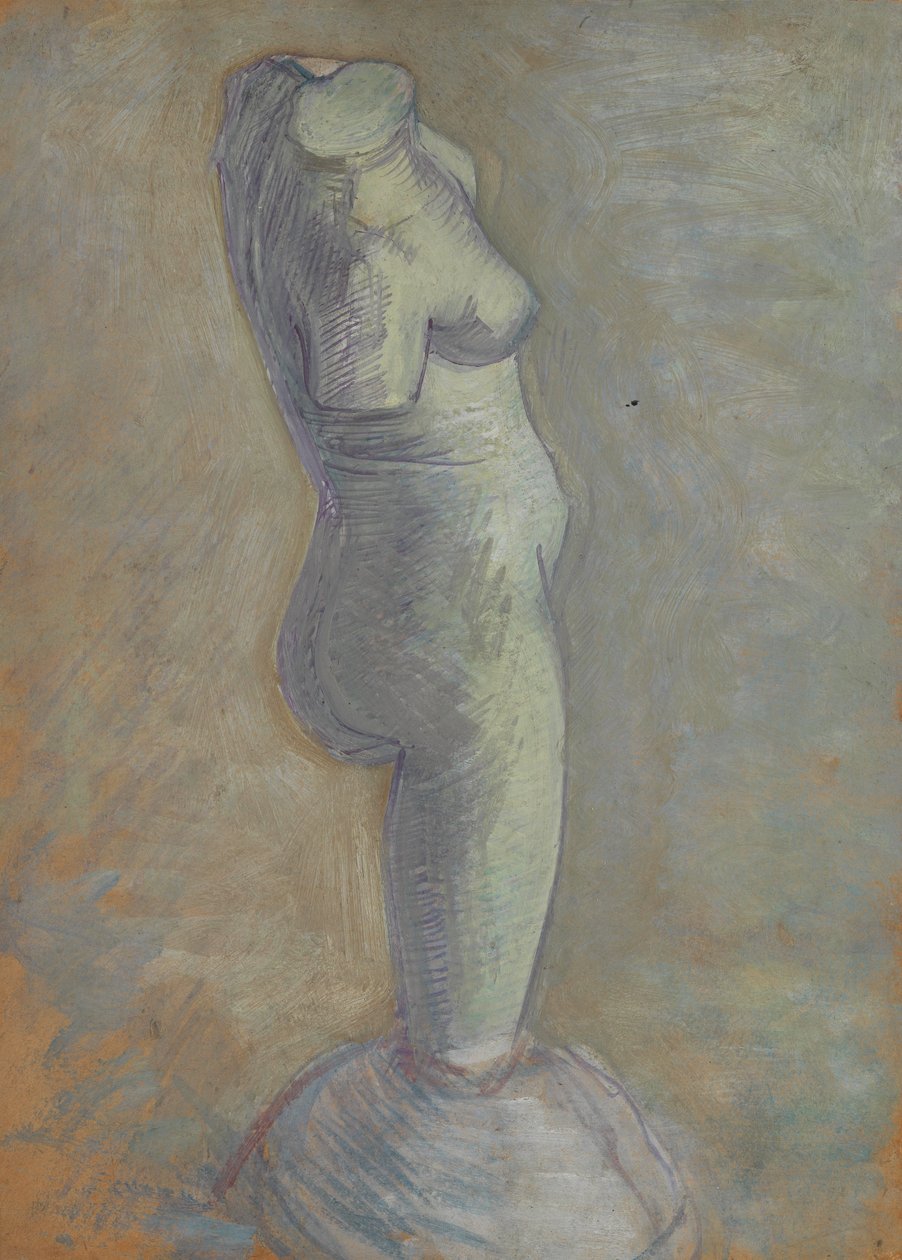 Gipsafstøbning af en kvindes torso af Vincent van Gogh