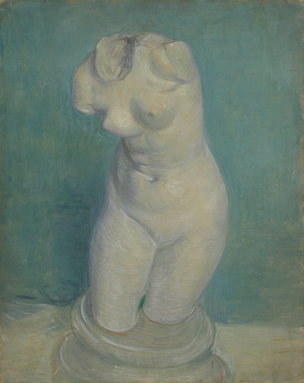Gipsafstøbning af en kvindes torso af Vincent van Gogh