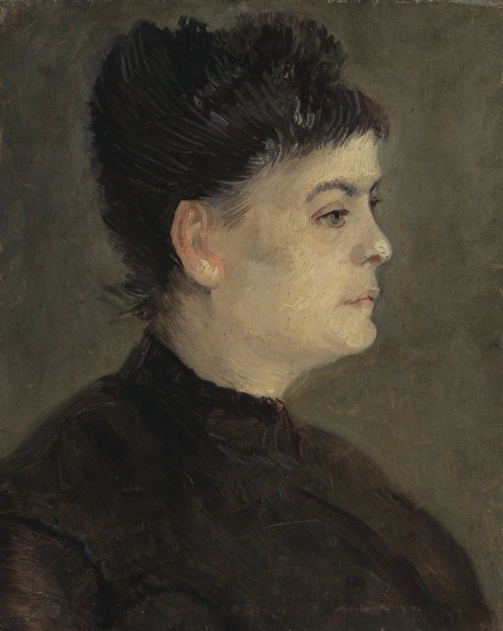 Portræt af Agostina Segatori af Vincent van Gogh