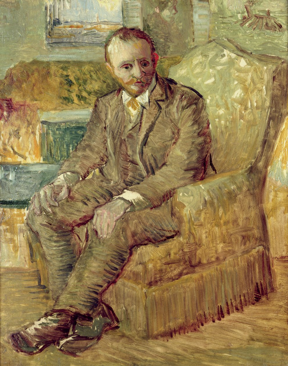 Portræt af Alexander Reid, ca. 1887 af Vincent van Gogh