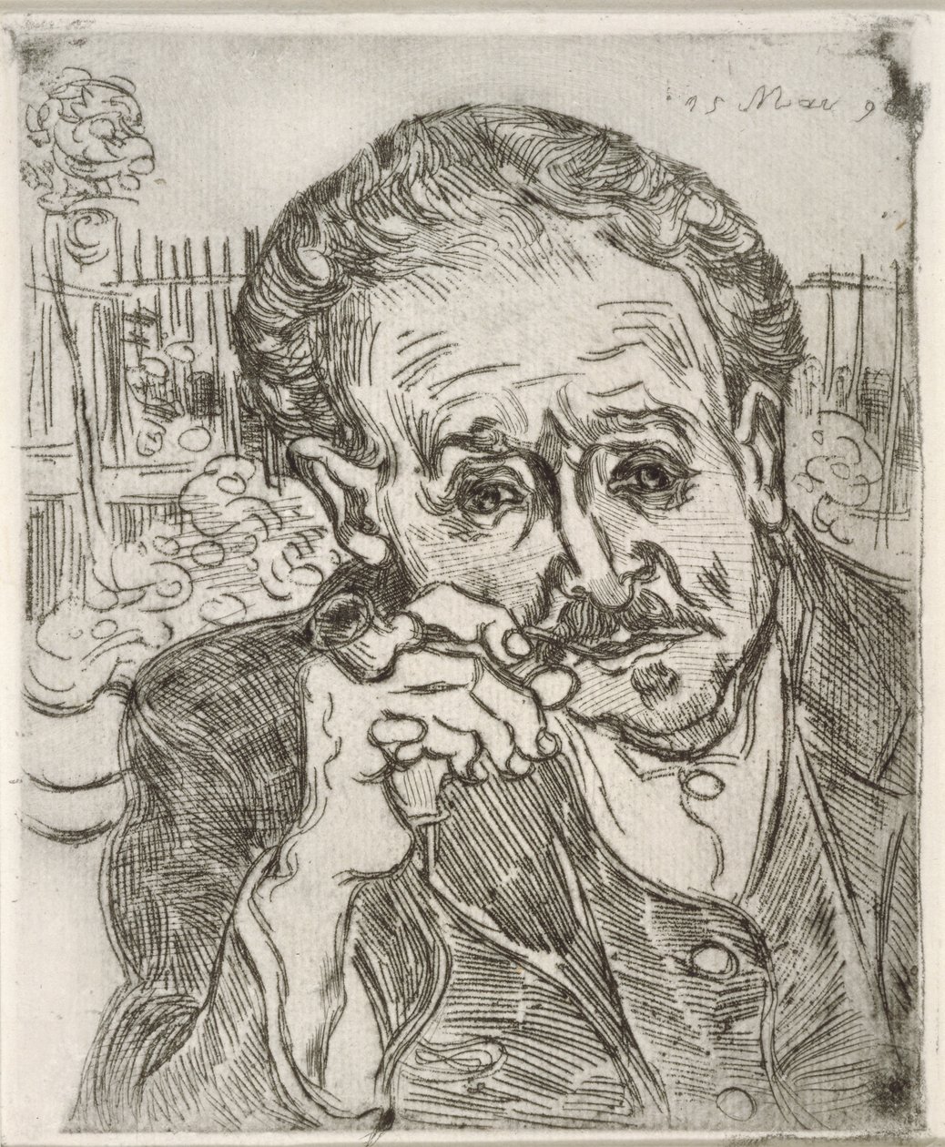 Portræt af Dr. Gachet (Auvers-sur-Oise), 15. maj 1890 af Vincent van Gogh