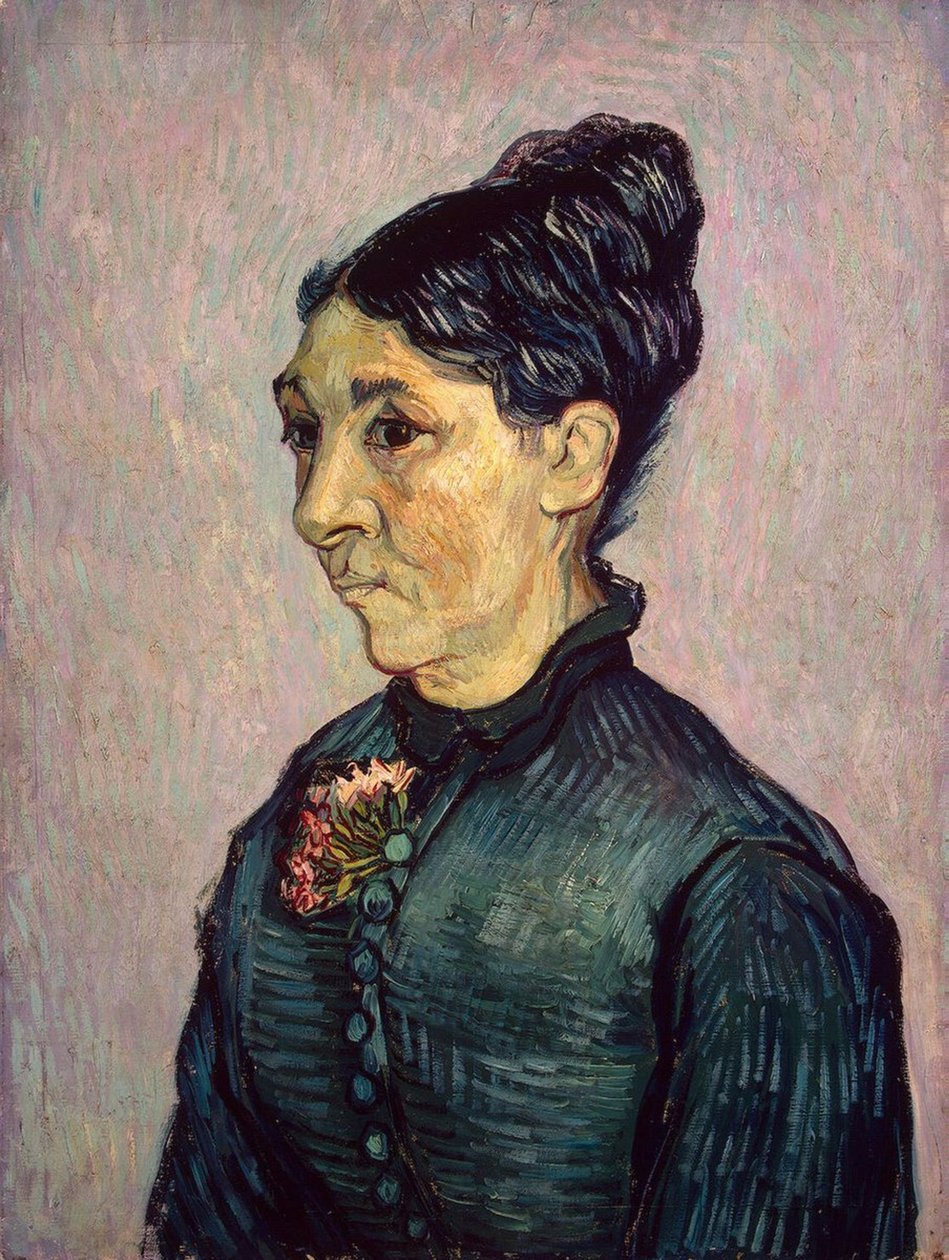 Portræt af Madame Jeanne Lafuye Trabuc, 1889 af Vincent van Gogh