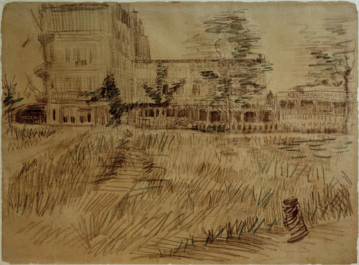 Restaurant De la Sirène i Asnières af Vincent van Gogh