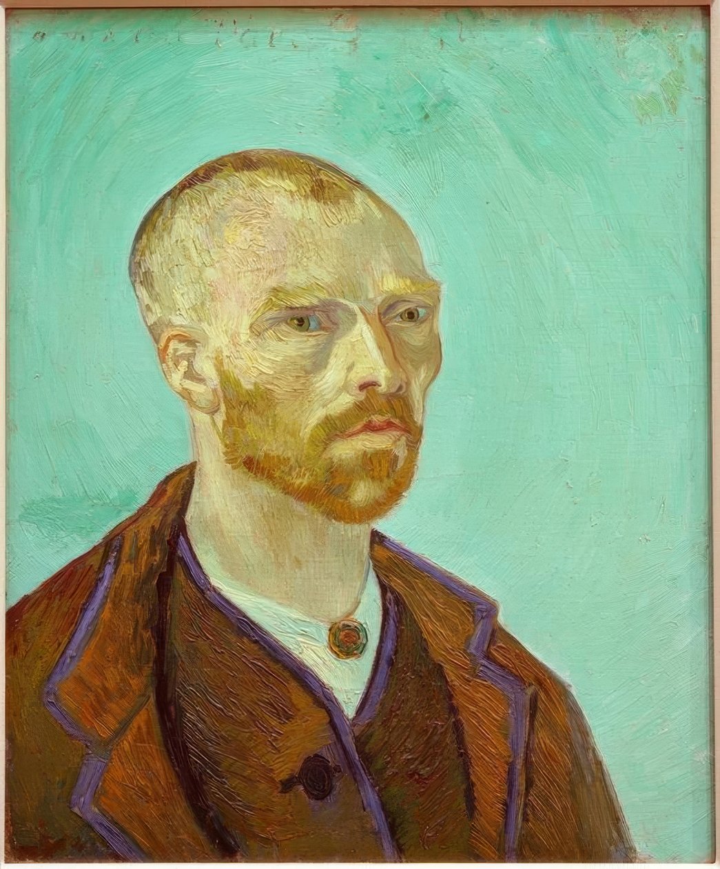 Selvportræt, dedikeret til Paul Gauguin af Vincent van Gogh