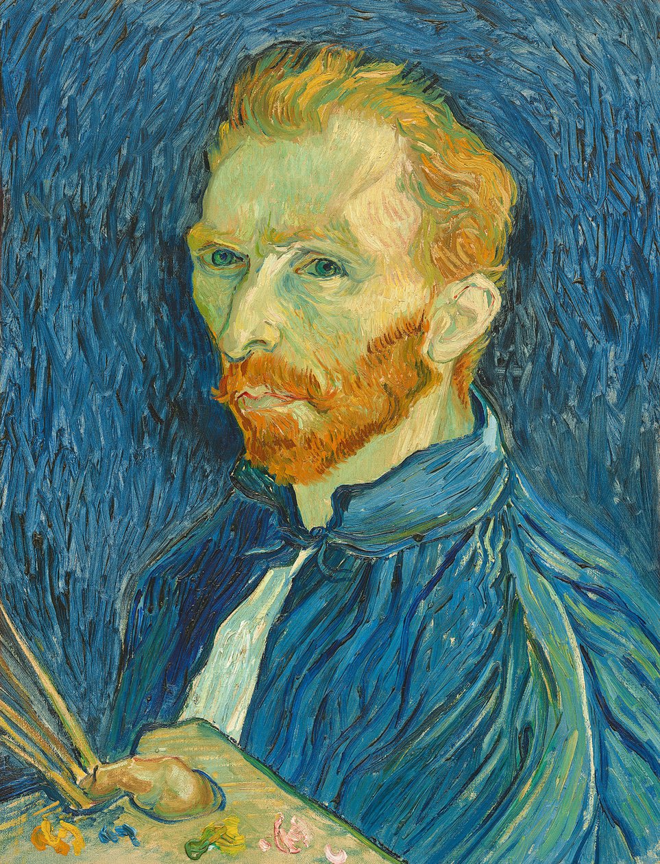 Selvportræt, 1889 af Vincent van Gogh