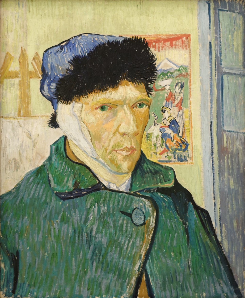 Selvportræt med banderet øre af Vincent van Gogh