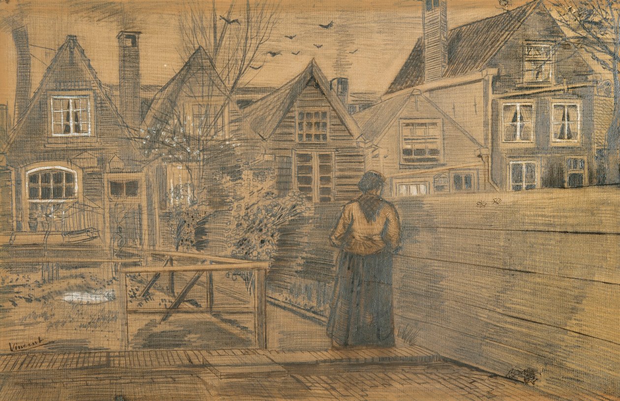 Siens Mothers House (1882) af Vincent van Gogh