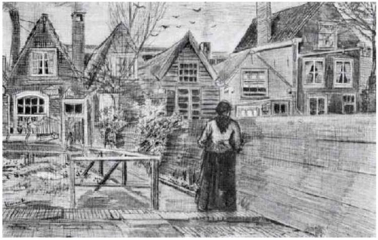Siens Mothers House af Vincent van Gogh