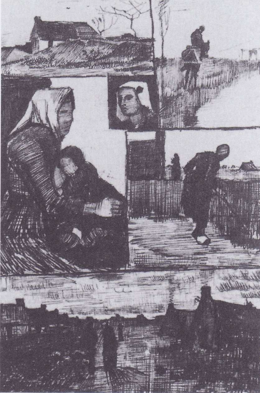 Skitse ark af Vincent van Gogh