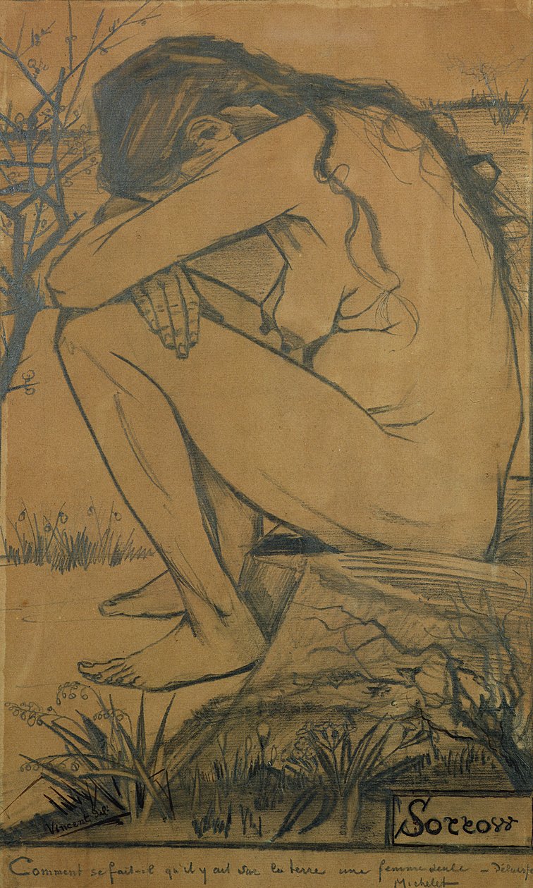 Sorg, 1882 (blyant, pen og blæk) af Vincent van Gogh